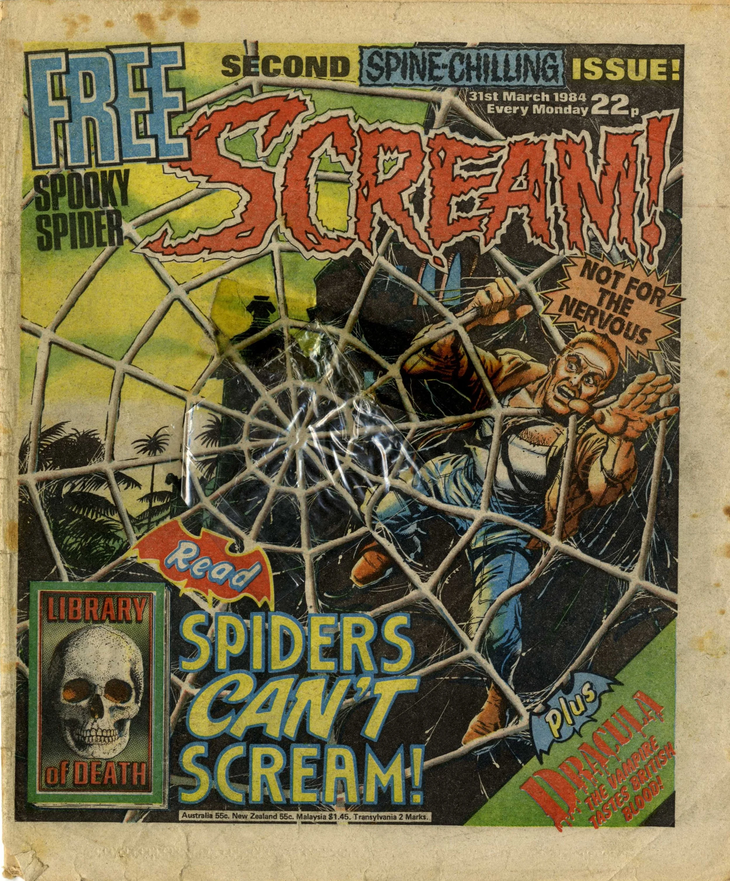 On this day, 31 March 1984: Scream! — GREAT NEWS FOR ALL READERS!